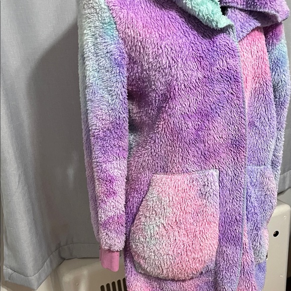 Cozy Multicolor Hooded Cardigan - Picture 4 of 6